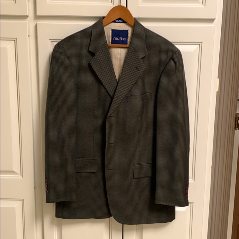 Nautica navy/ olive green blazer